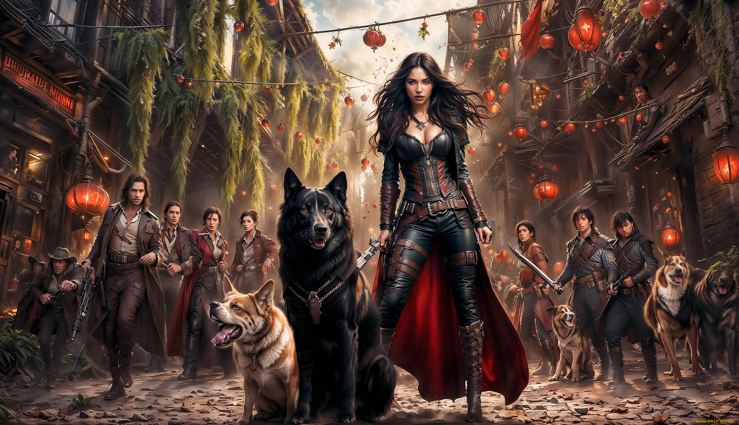 3 ,    , people and animals, , , 